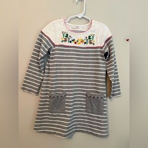 Hanna Andersson Floral And Animal Embroidered Dress